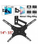 Универсална стойка за телевизор, за стена, дълго рамо, от 14″ до 55″, до 50кг